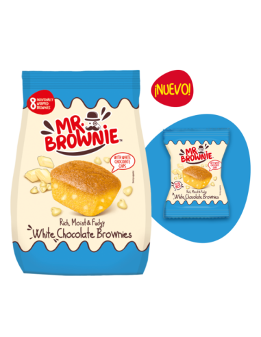 MR BROWNIE CHOCOLATE BLANCO 200 GR