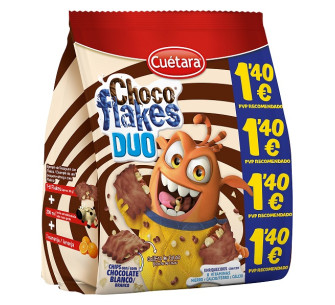 FLAKES DUO CHOCO 120 GR