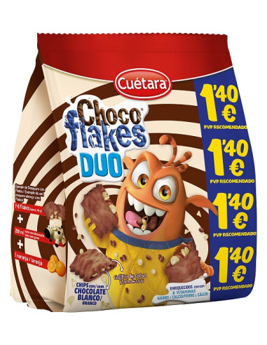 FLAKES DUO CHOCO 120 GR