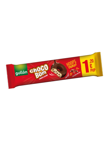 CHOCO BOM HOOPS CRUNCHY CHOCO LECHE 128 GRS