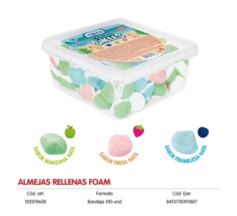 RELLENOLAS ALMEJAS FOAM