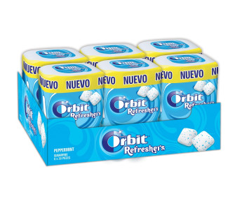 ORBIT REFRESHERS MENTA 6 UDS
