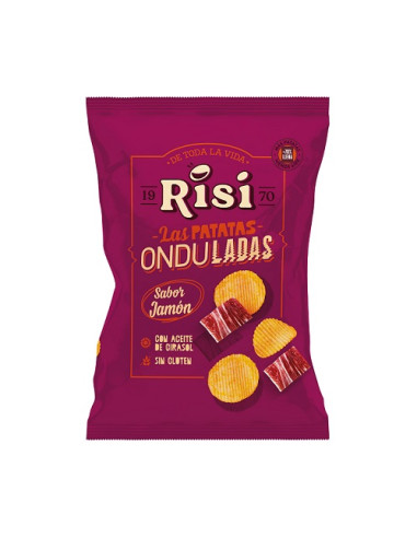 PATATAS SABOR JAMON 40GRS 18 UDS