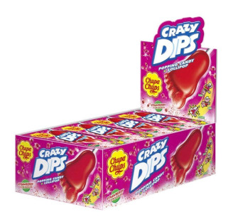 CRAZY DIPS FRESA 24 UDS