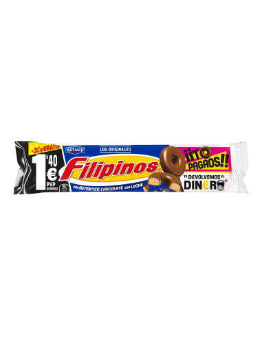 FILIPINOS CHOCOLATE CON LECHE 128 GR